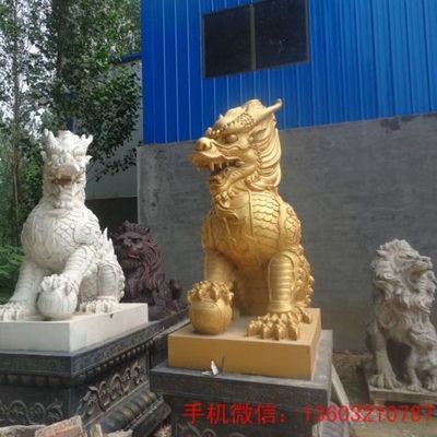 輝煌偉業(yè) 廣西園林動物烤漆玻璃鋼獅子雕塑廠家專業(yè)解析